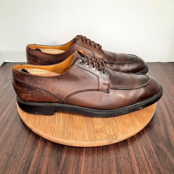 Paul Stuart x Grenson Mens Size 11.5 Shoes Brown Leather Casual Dress Sneakers
